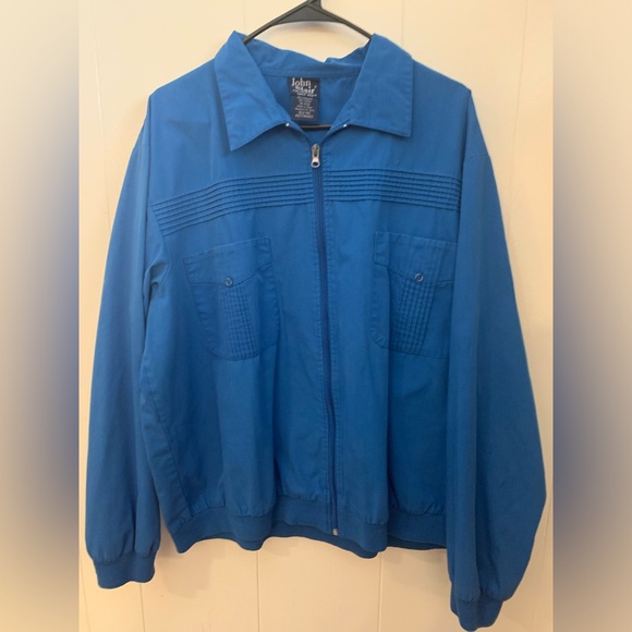 Vintage John Blair Zip Up Shirt XL - Picture 1 of 3